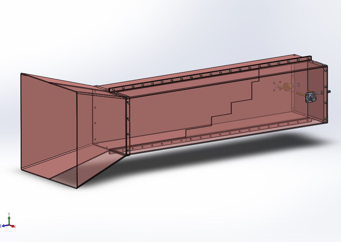23厘米业余乐队 EME 鼻中隔馈电天线孔径