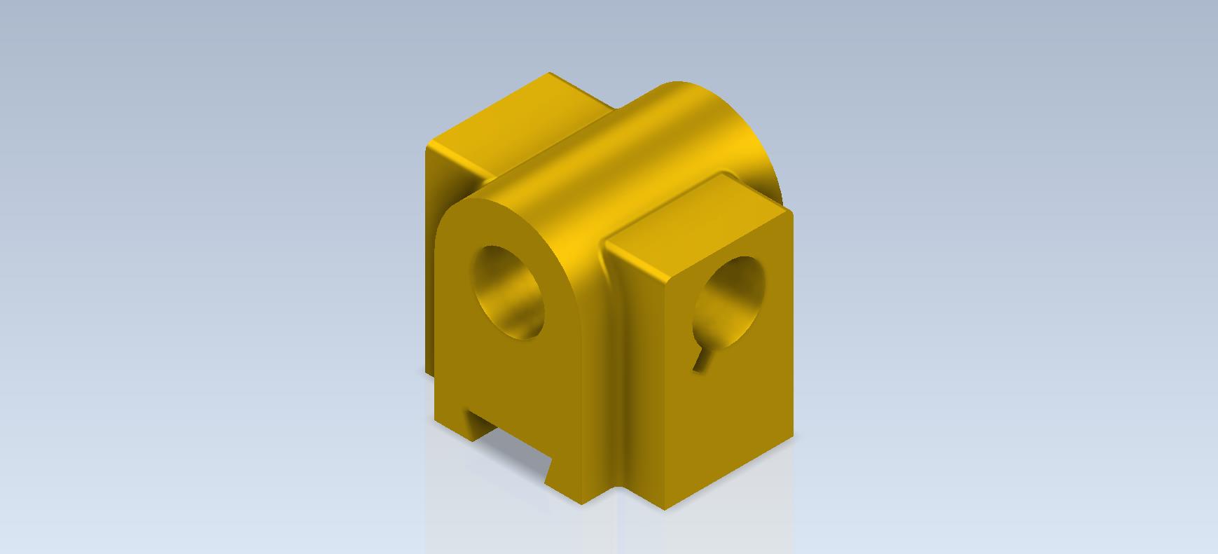 Studycadcam 3D CAD 练习 223 _ 锚滑动 Autodesk Inventor Pro
