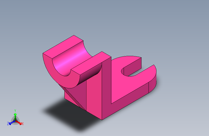 Studycadcam 3D CAD 练习 423_ 锚支架_ Autodesk Inventor Pro