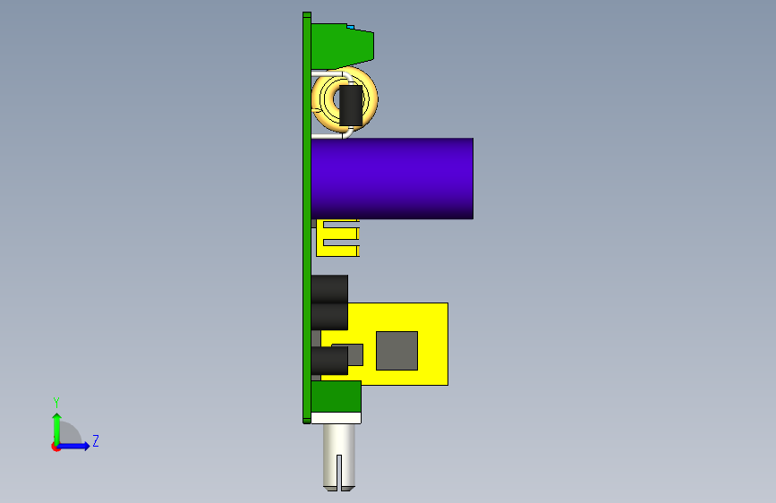 TPA3116D2 2.1数字D类放大器,蓝牙4.0 左侧视图