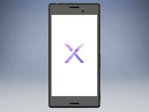 XPERIA M4 水蓝