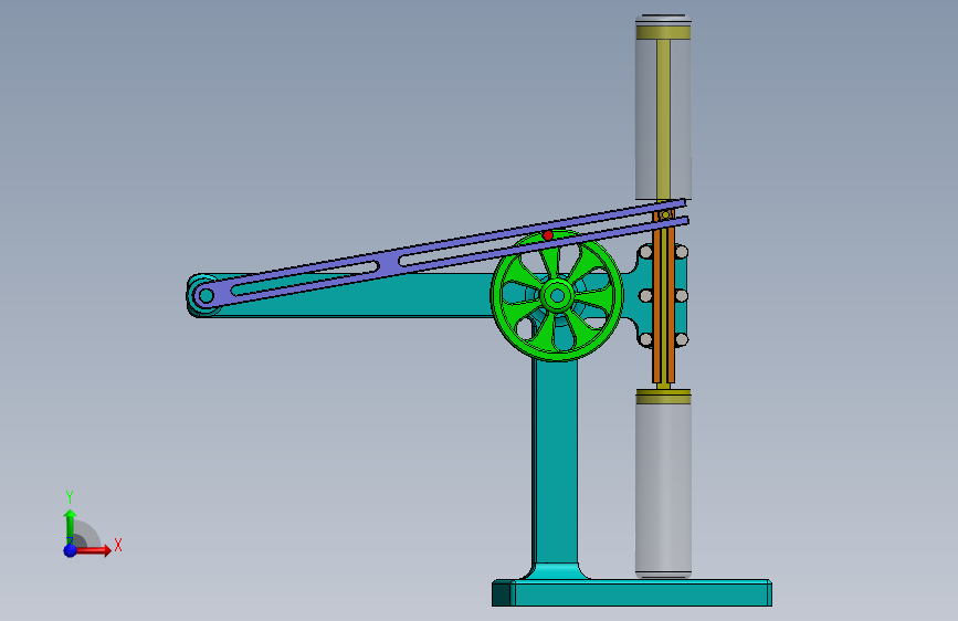 槽杆快速回程机构