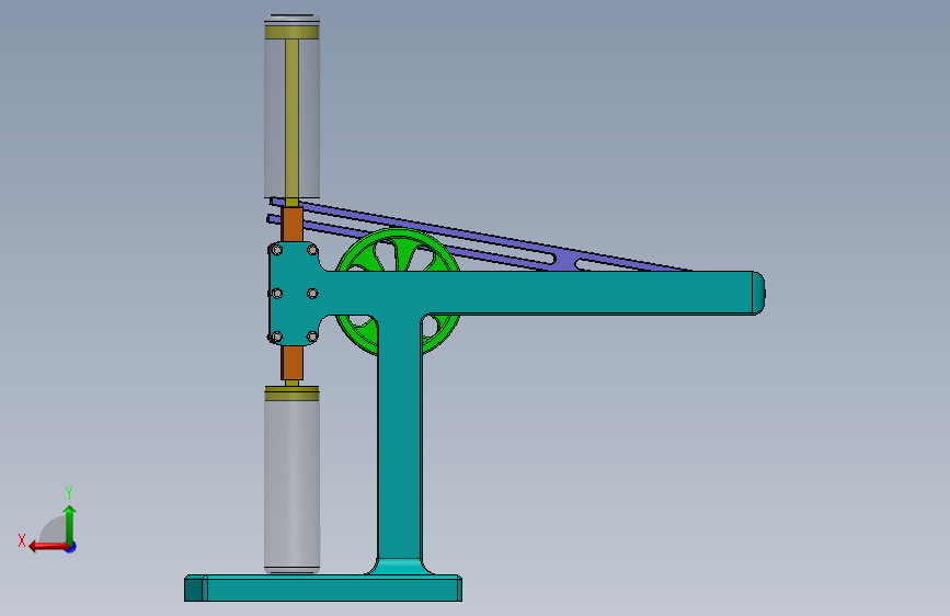 槽杆快速回程机构