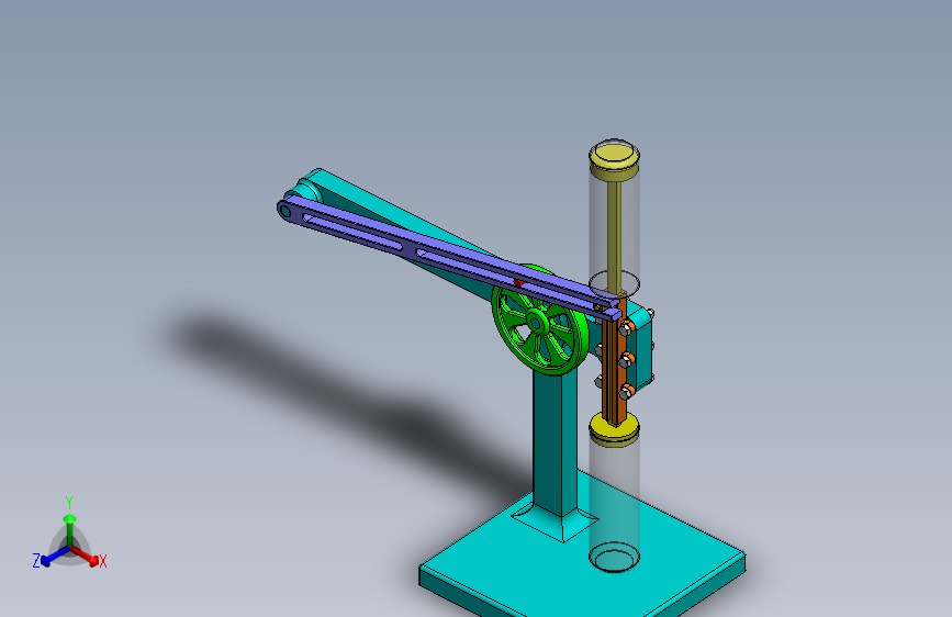 槽杆快速回程机构