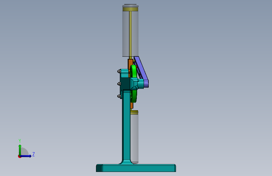 槽杆快速回程机构