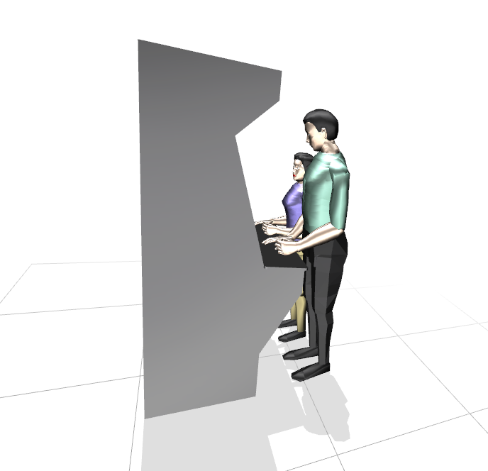 街机人体工学姿势