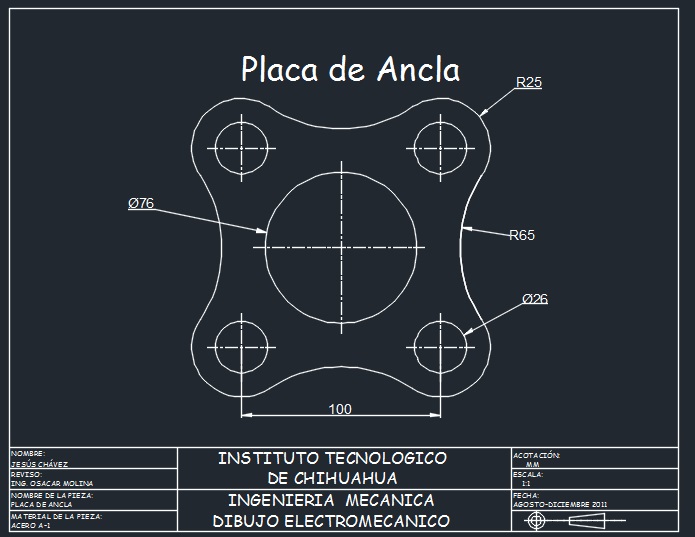 锚板 (AUTOCAD & .DXF)