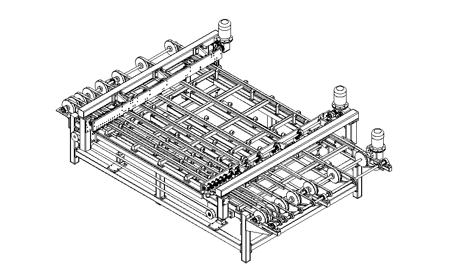 玻璃抛落式中转台