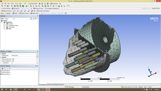 ANSYS 工作台 CFX 热交换器
