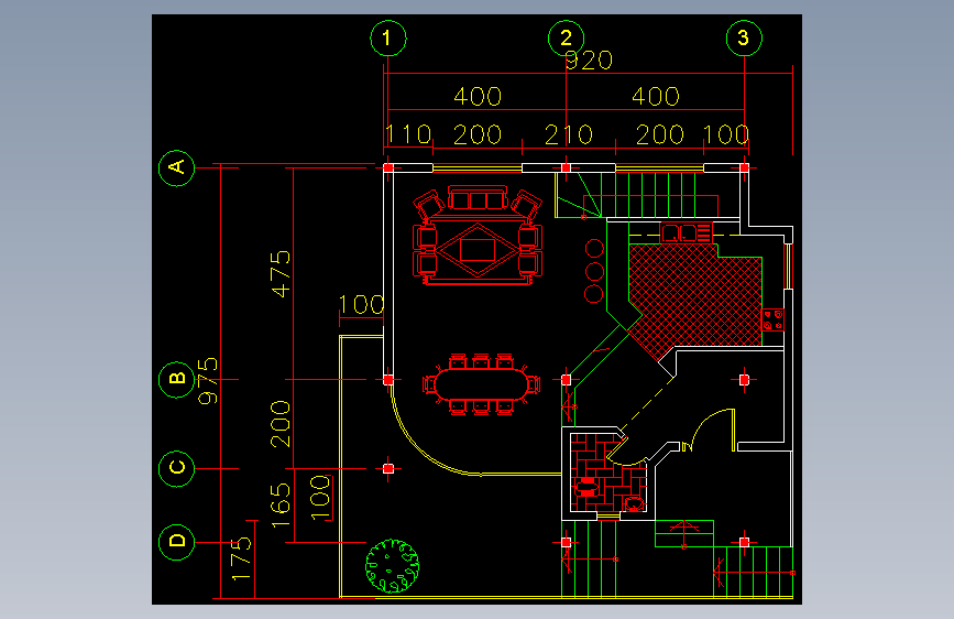 autocad 免费公寓平面图