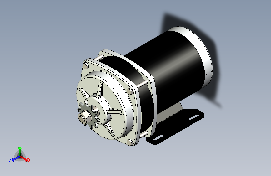 1020ZXF-36V+500W+直流电机