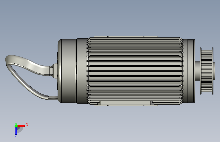 MOTEUR+IM-B5-3001+__+220V+交流电 俯视图