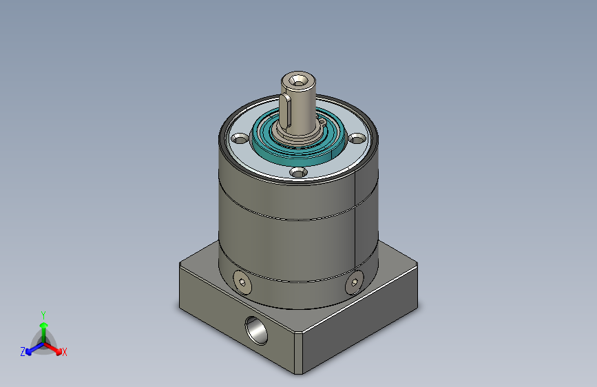 NEMA+23步进电机用减速器带安装件