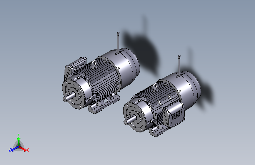 Nema+W22+制动电机车架+324T
