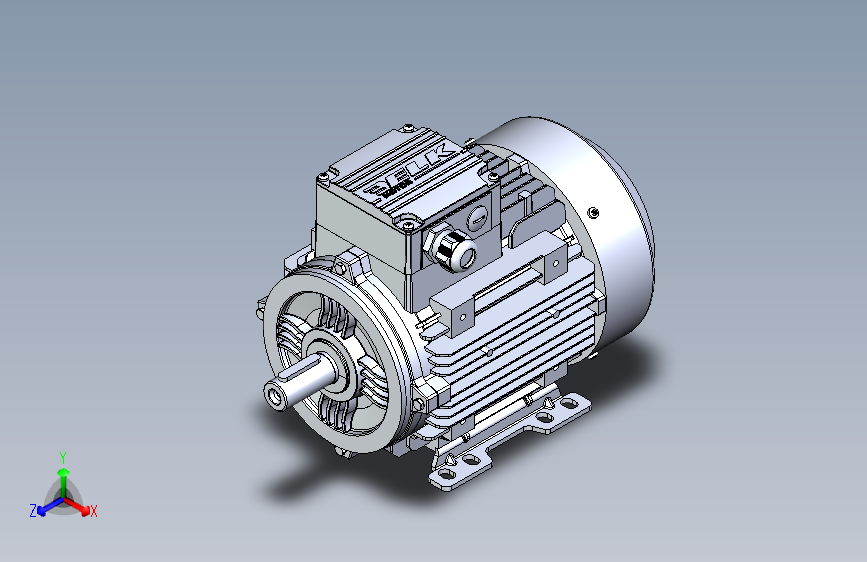 SolidWorks+2021版电机