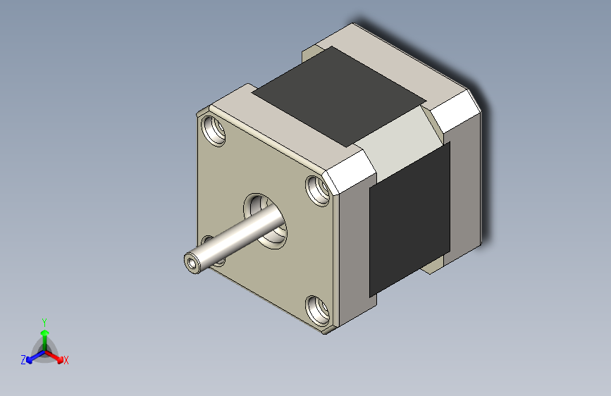 步进电机+Solidworks舵机