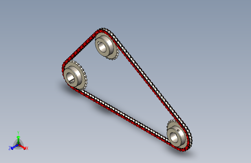 使用Solidworks+2015的动画链=链条链轮