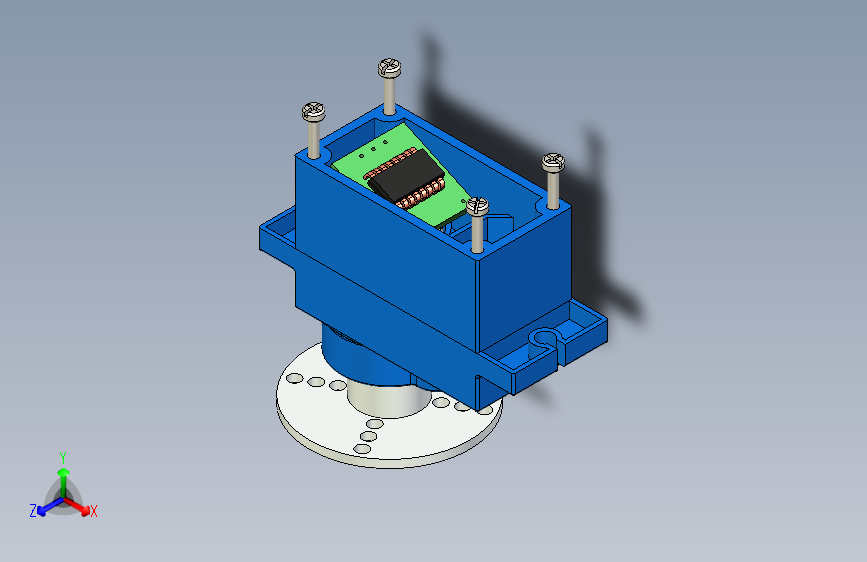 伺服电机+_SOLIDWORKS舵机