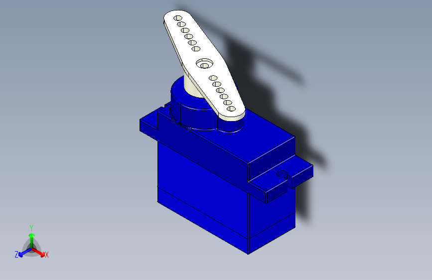 伺服电机+(SolidWorks+2018)舵机