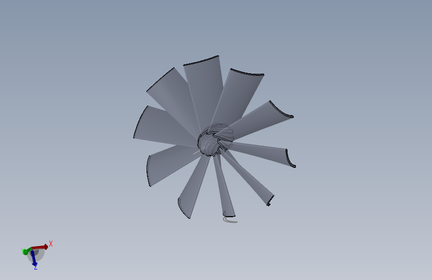 Solidworks中的风扇模拟
