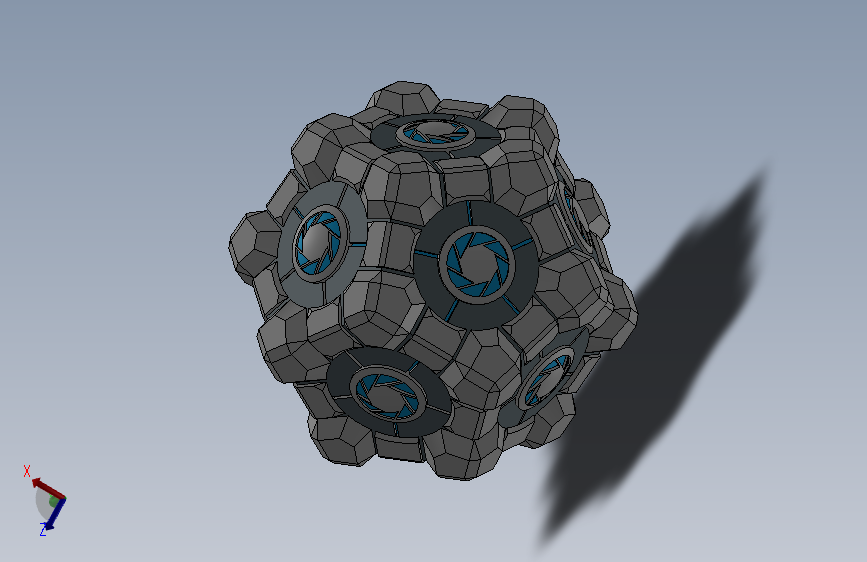 参数化十二面体同伴立方体。