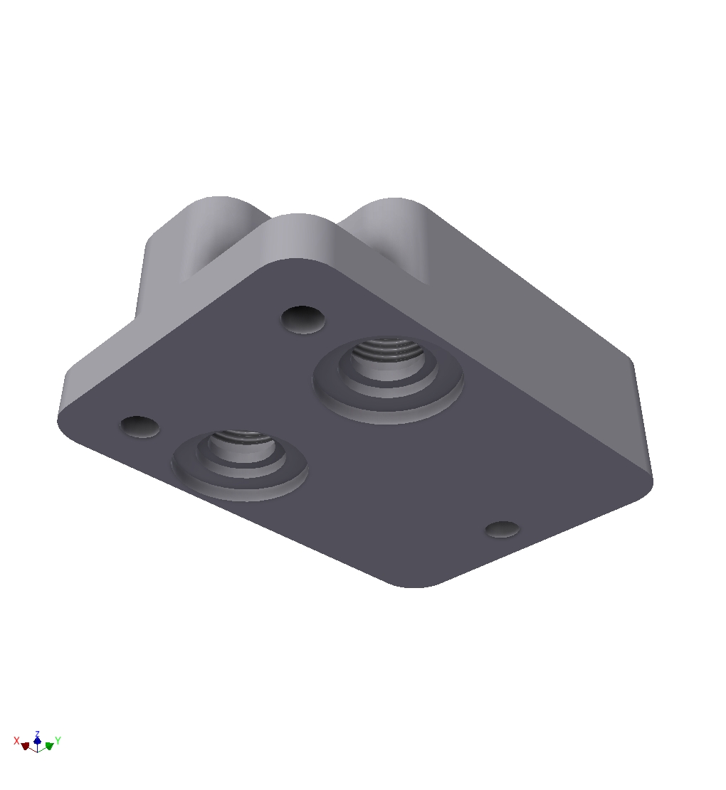 大众4型车用油冷却器旁通盖板 - 大众发动机
