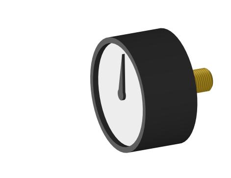 来自ACE Hardware的气压表 直径2英寸 x 1_8 NPT