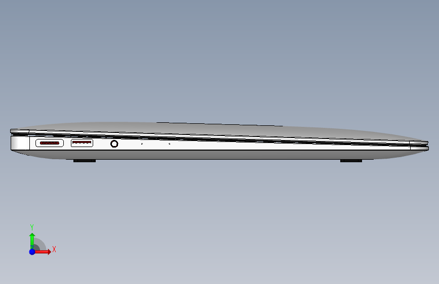 苹果Macbook Air 正面视图