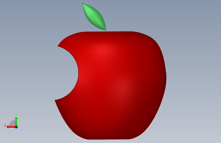 苹果标志 (20) 背面视图