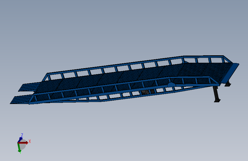 移动登车桥CAD+三维SW