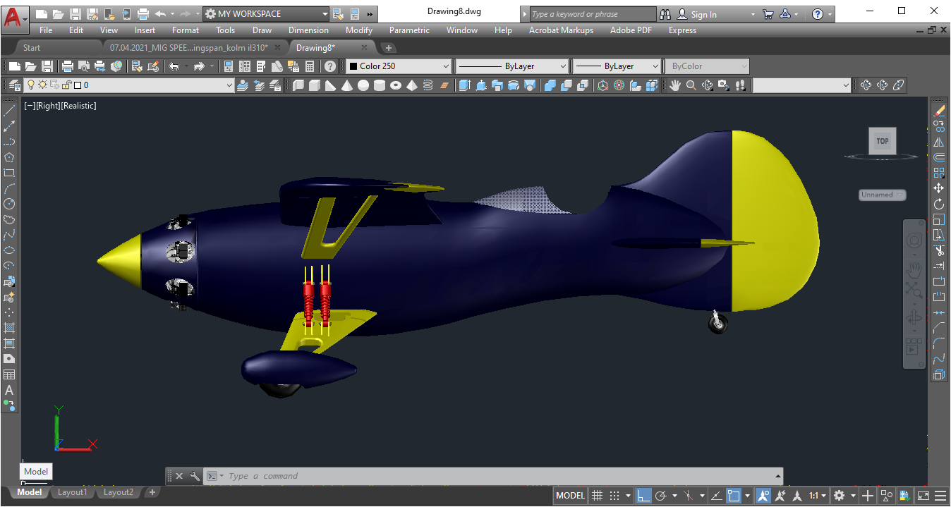 RC - 赛车咖啡概念
