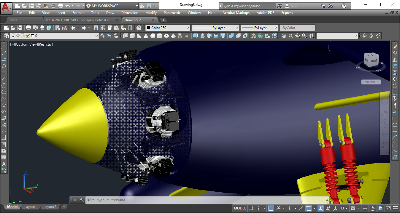 RC - 赛车咖啡概念