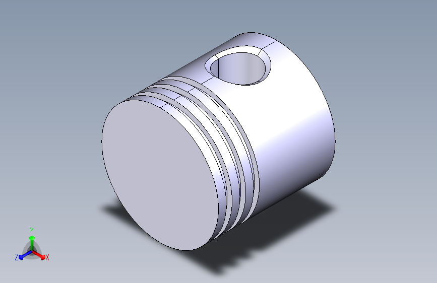 活塞头在CATIA V5中的生成结构和热分析