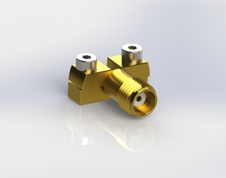 罗森伯格 Edge-Launch 子板夹紧 2.92 mm 40 GHz 连接器