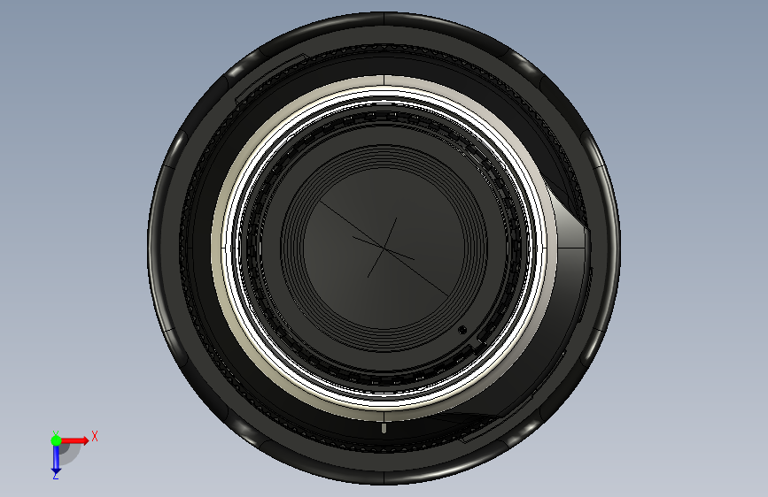 腾龙 18-400mm f_3.5-6.3 Di II VC HLD (尼康) 俯视图