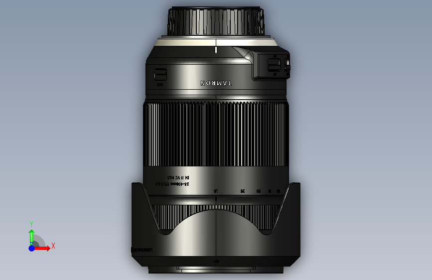 腾龙 18-400mm f_3.5-6.3 Di II VC HLD (尼康) 正面视图