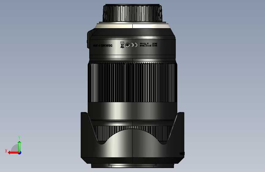 腾龙 18-400mm f_3.5-6.3 Di II VC HLD (尼康) 背面视图