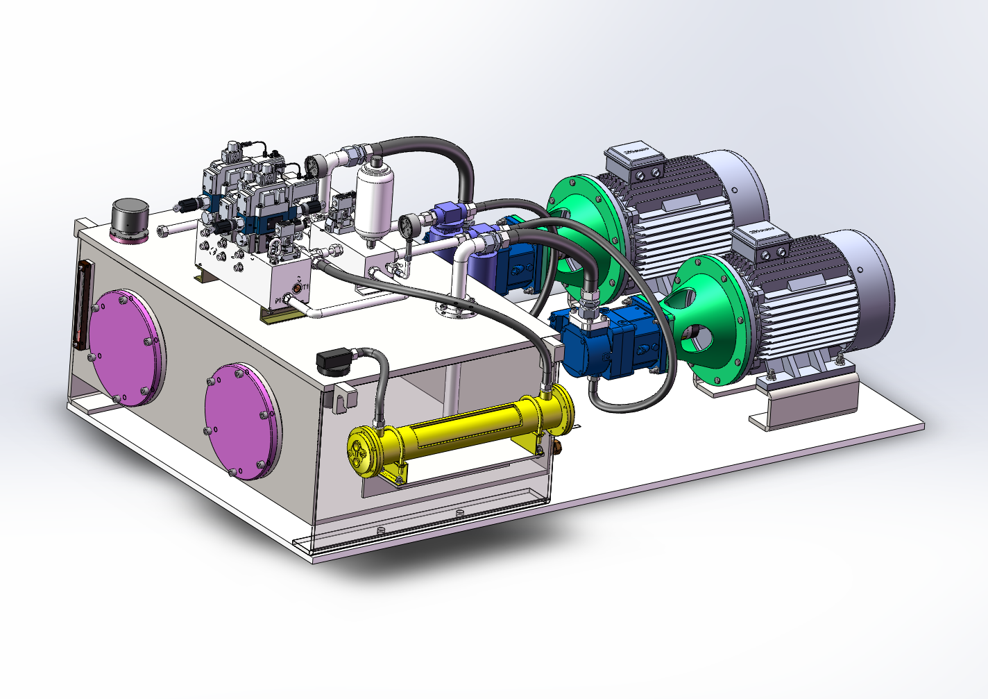 起重铺管船铺设塔液压系统设计(SW+CAD+说明书)
