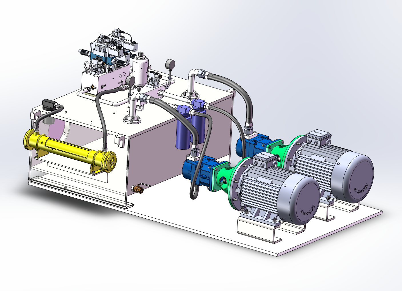 起重铺管船铺设塔液压系统设计(SW+CAD+说明书)