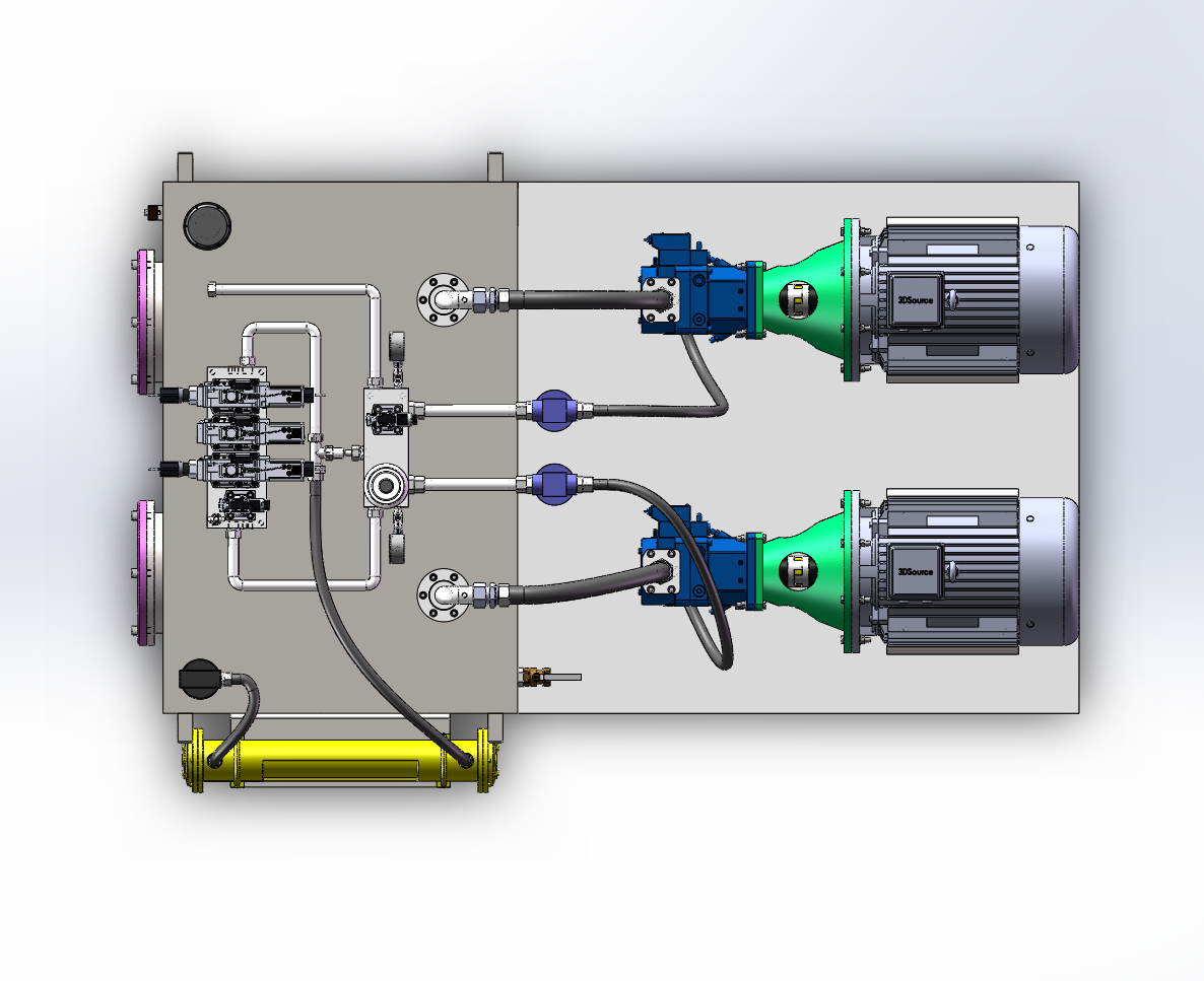 起重铺管船铺设塔液压系统设计(SW+CAD+说明书)