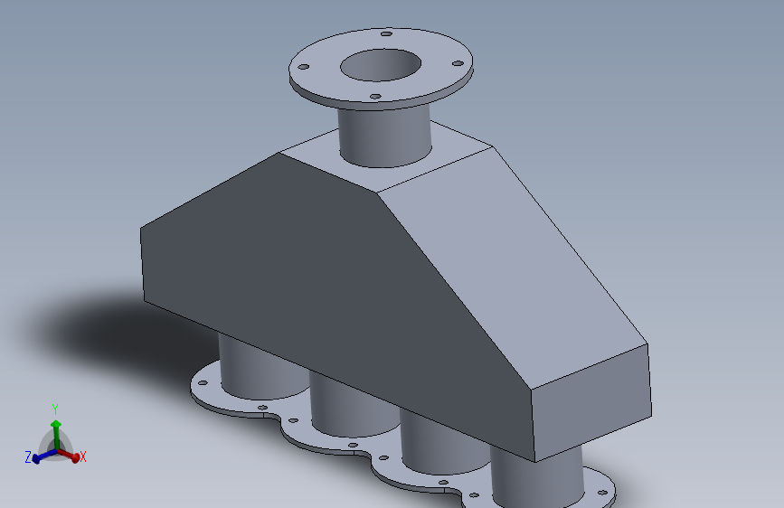 FSAE进气歧管汽车的全尺寸模型。