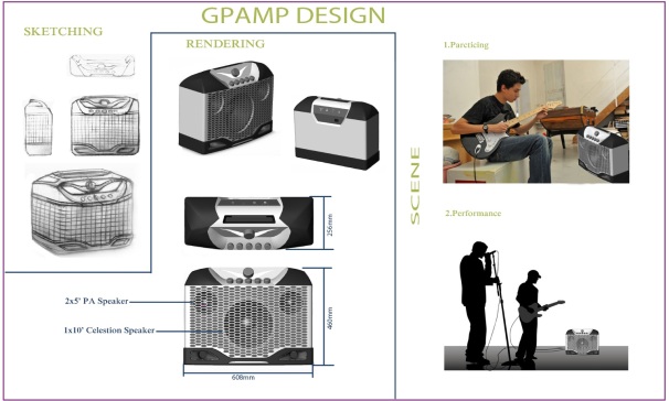 GPAMP 吉他+PA放大器