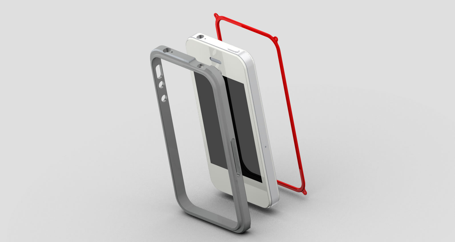 iPhone 4S 带Blade保险杠保护壳