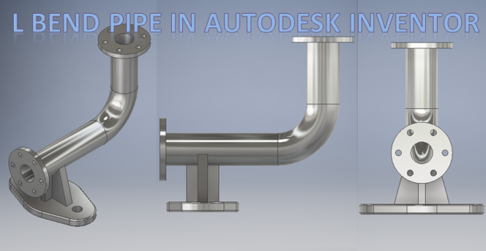 L形弯管在Autodesk Inventor中 __ Inventor中的管道 __ Inventor绘图教程 __ 3D绘图软件