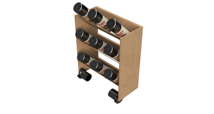 MDF 漆料罐架