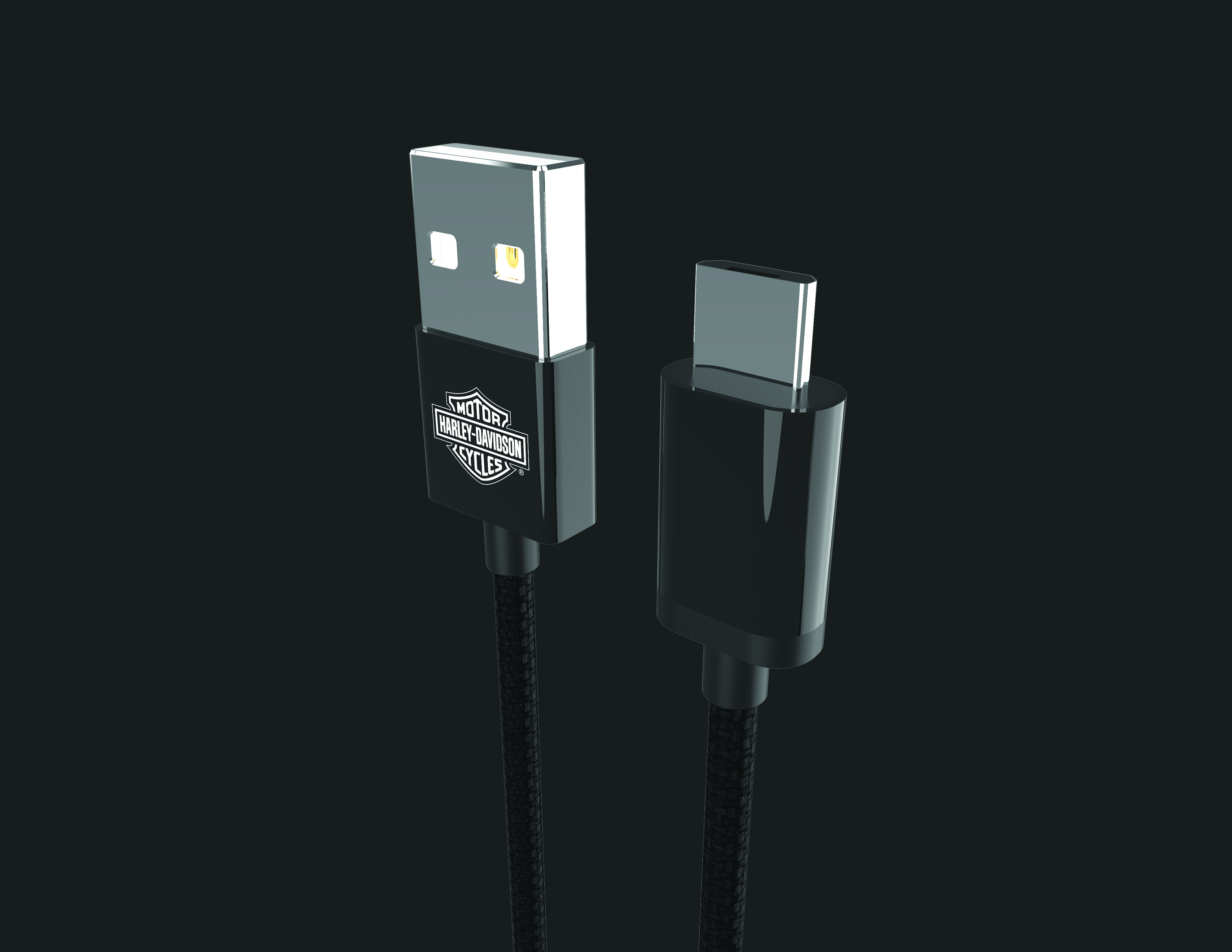Micro USB 电缆卷绕