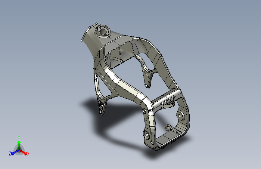 Moto 2 deltabox 型车架