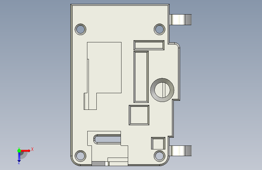 NodeMCU 12E 扩展原型套件外壳 俯视图