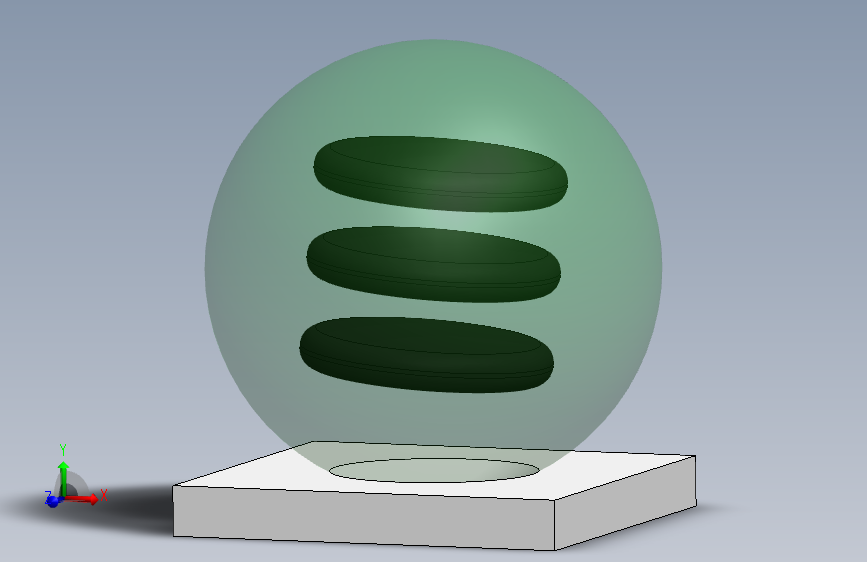 Spotify 玻璃标志 3D