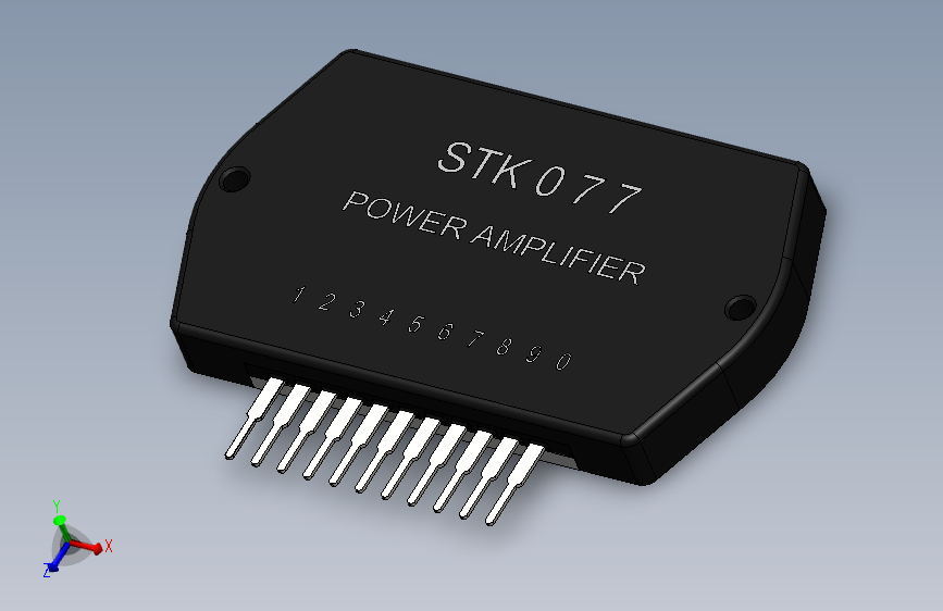 STK077 音频功率放大器模块